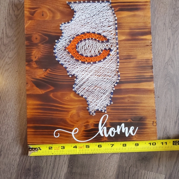 Chicago Bears string art decor - Picture 3 of 5